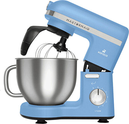 Karaca Mastermaid Chef Pro Çift Kollu Stand Mikser Royal Blue 1750 W